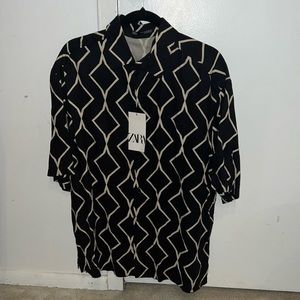 Zara button down shirt